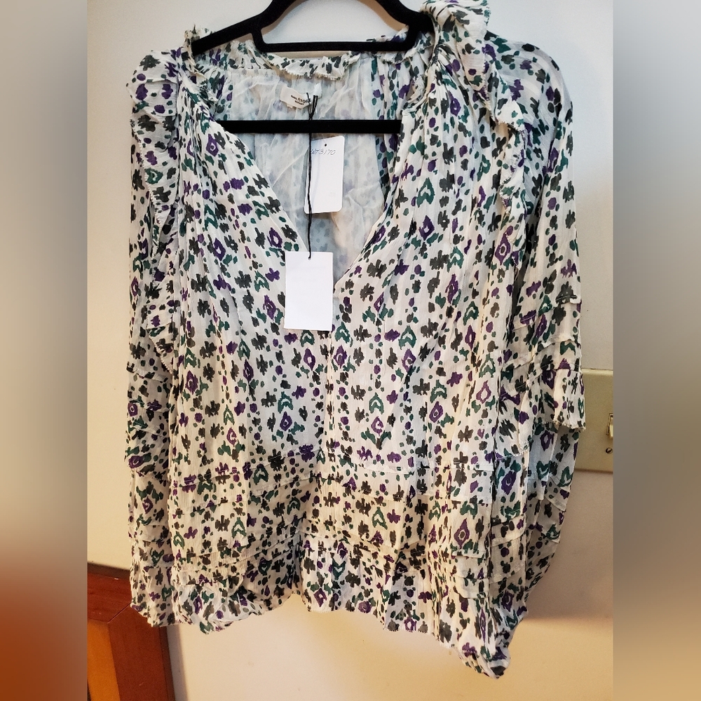 Sz 40 NWT $545 Etoile Isabel marant blouse